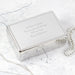 Personalised Any Message Rectangular Jewellery Box - Myhappymoments.co.uk