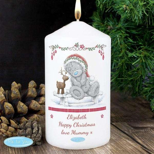 Personalised Me To You Reindeer Candle - Myhappymoments.co.uk