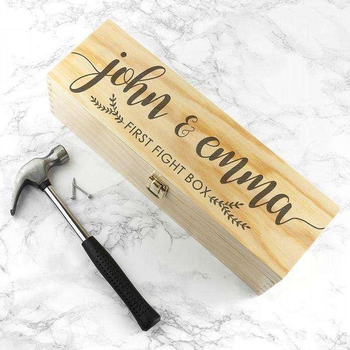Personalised Wedding First Fight Box - Myhappymoments.co.uk