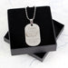 Personalised I Love You To The Moon & Back Dog Tag Necklace - Myhappymoments.co.uk