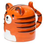 Novelty Upside Down Ceramic Tiger Mug