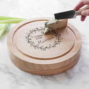 Personalised Classic Family Christmas Cheese Set