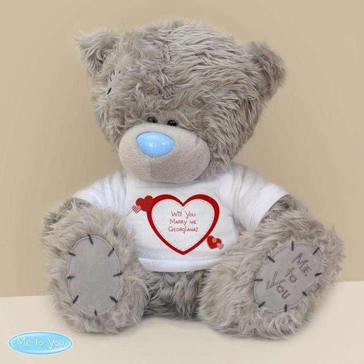 Personalised Love Heart Me To You Teddy Bear - Myhappymoments.co.uk