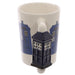 Police Box Ceramic Shaped Handle Mug