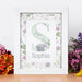 Personalised Me To You Secret Garden Initial Framed Print