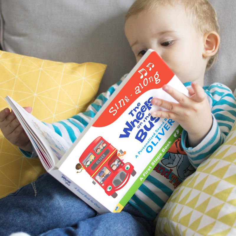Personalised Wheels on Bus & Old Macdonald Sound Book Set - Myhappymoments.co.uk