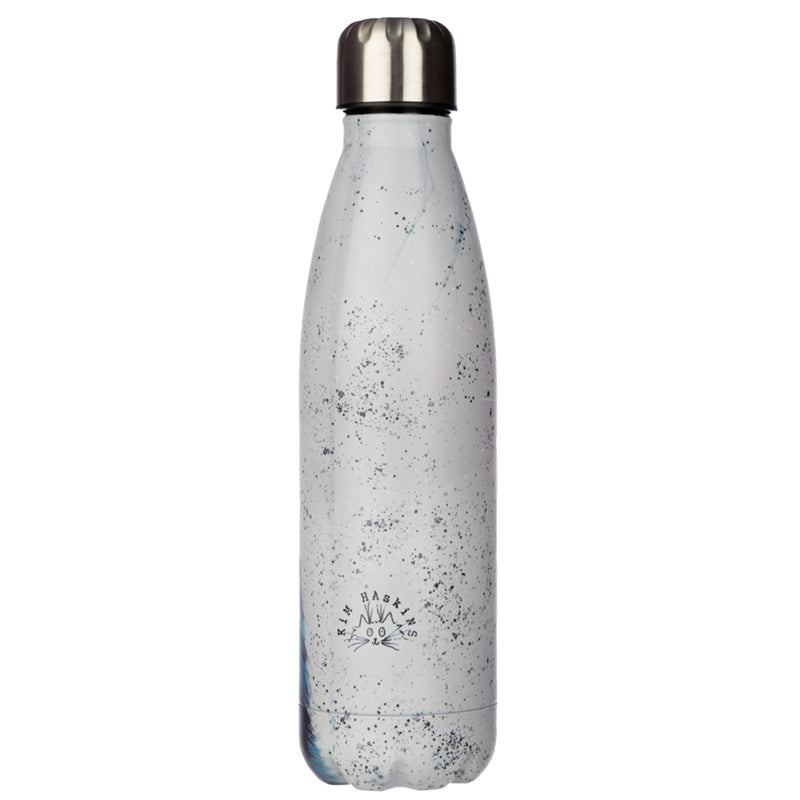 Kim Haskins Black Cat Reusable Stainless Steel Hot & Cold Drinks Bottle