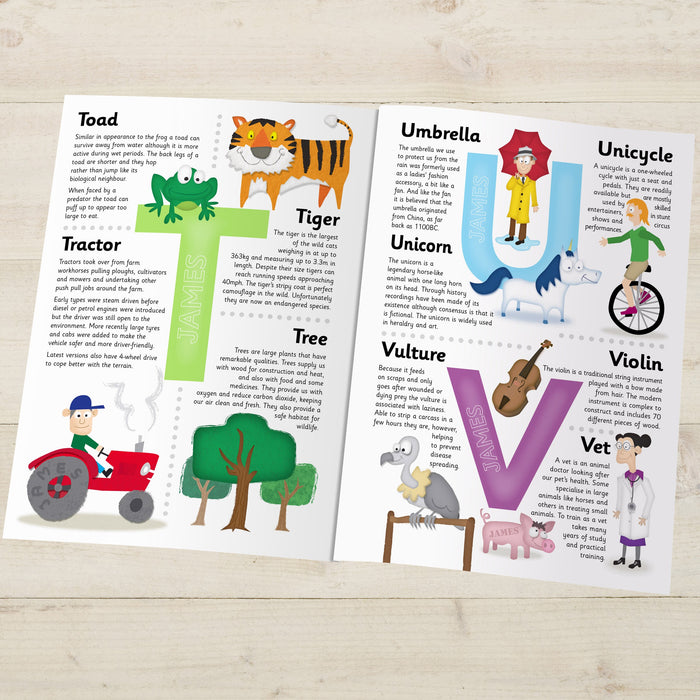 Personalised My Encyclopedia Book - Myhappymoments.co.uk
