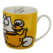 Orange Simon's Cat Porcelain Mug