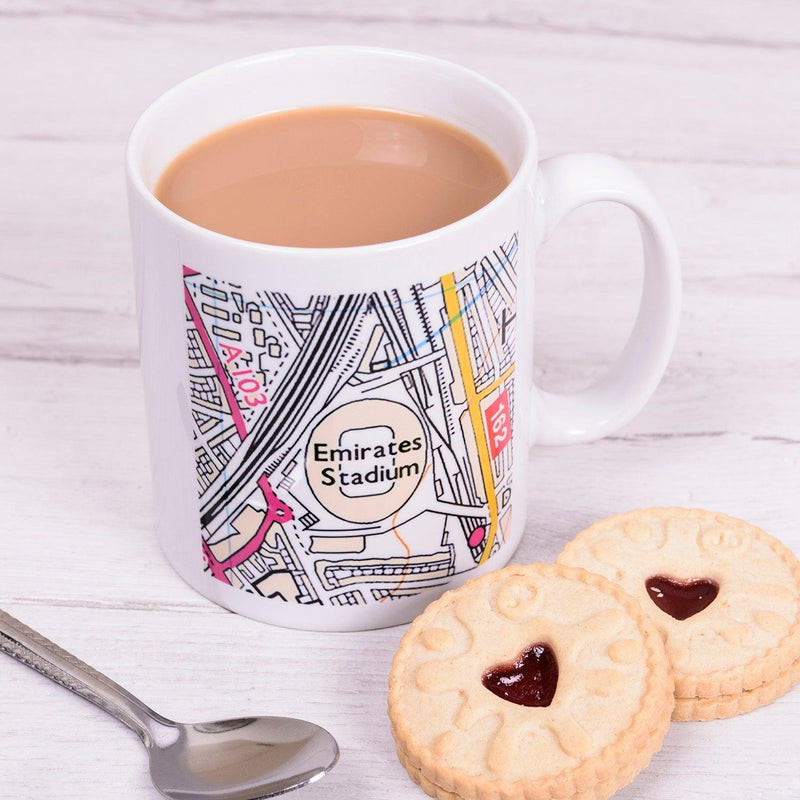 Football Stadium Map Mug