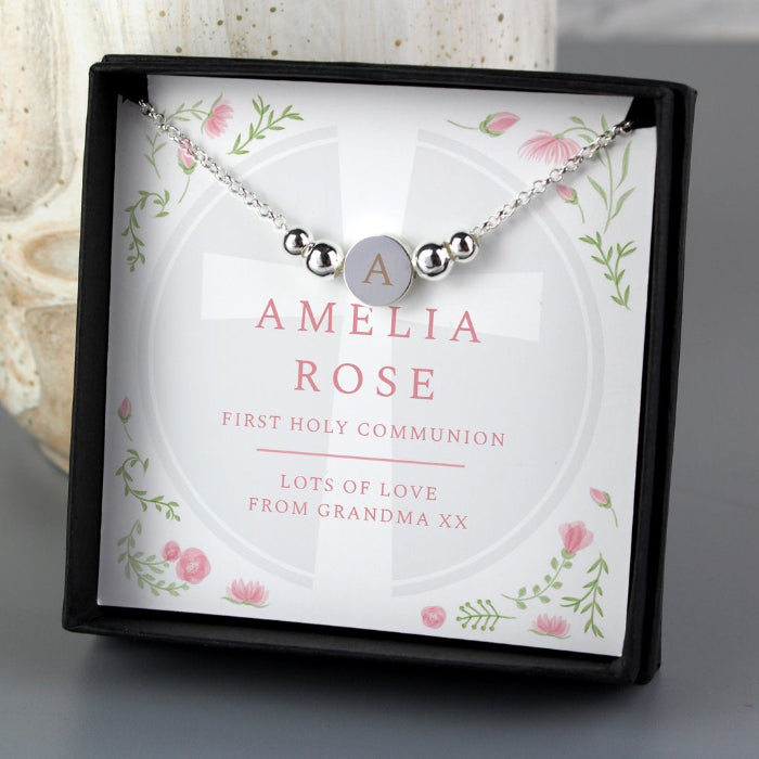 Personalised Holy Communion Bracelet & Gift Box
