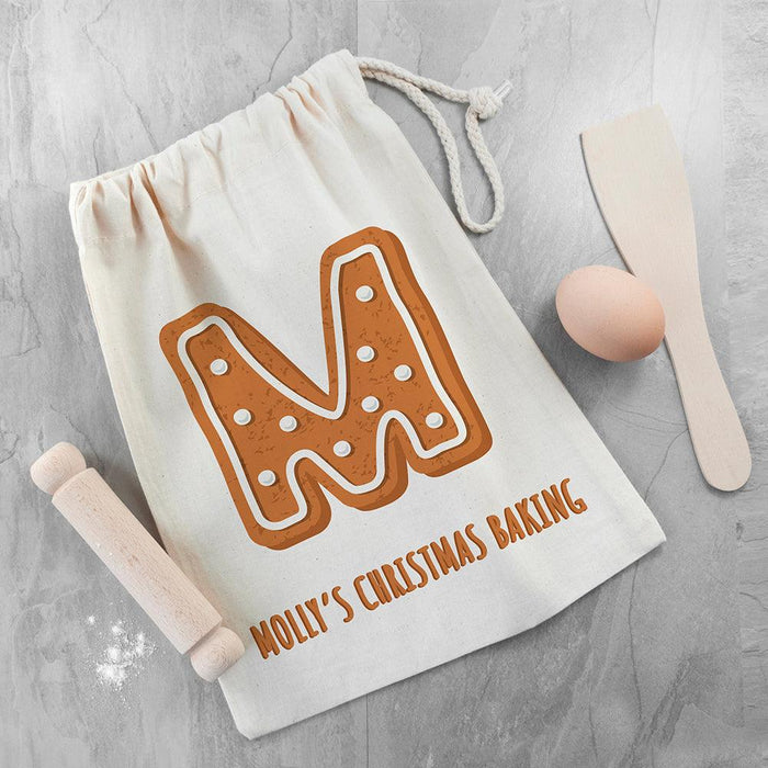 Personalised Kids Gingerbread Baking Set