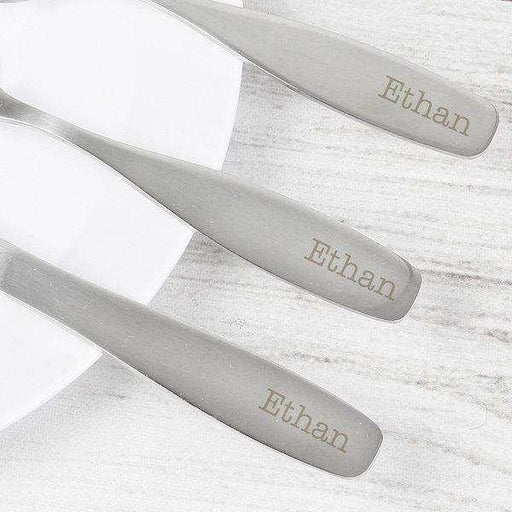 Personalised 3 Piece Childrens Cutlery Set - Myhappymoments.co.uk