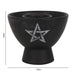 Black Pentagram Terracotta Smudge Stick Bowl