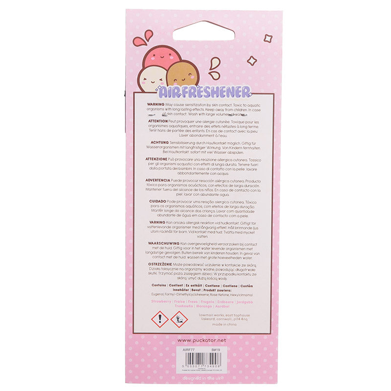 Strawberry Scented Kawaii Ice Cream Car Air Freshener