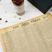 Macallan Double Cask Gold Whisky and Original Newspaper Gift Set