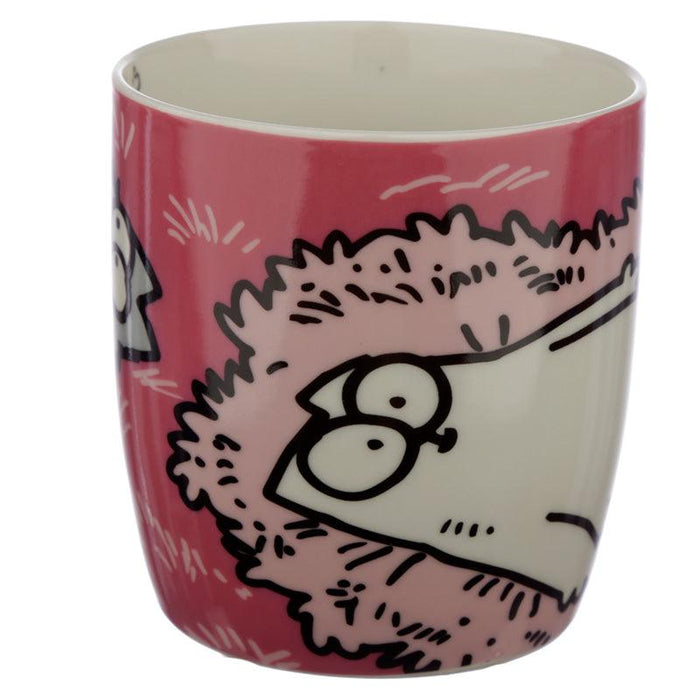 Pink Simon's Cat Porcelain Mug