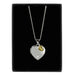 Personalised Sterling Silver, Gold & Diamond Heart Locket Necklace - Myhappymoments.co.uk