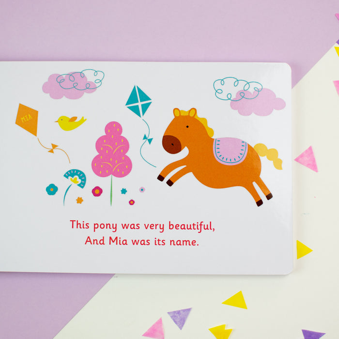 Personalised Unicorn Board Book - Myhappymoments.co.uk
