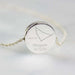 Personalised Capricorn Zodiac Star Sign Silver Tone Necklace (December 22nd - 19th January) - Myhappymoments.co.uk