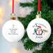 Personalised My 1st Christmas Penguin Bauble