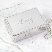 Personalised Jewellery Box With Name