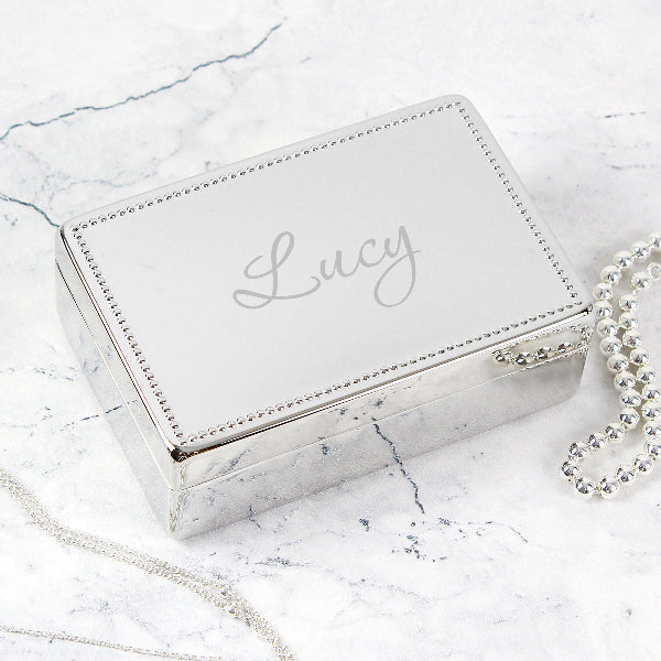 Personalised Jewellery Box With Name
