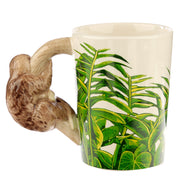 Jungle Explorer Sloth Shaped Handle Mug - Myhappymoments.co.uk