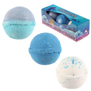 Set of 3 Enchanted Seas Mermaid Bath Bombs - Exotic Scents - Myhappymoments.co.uk