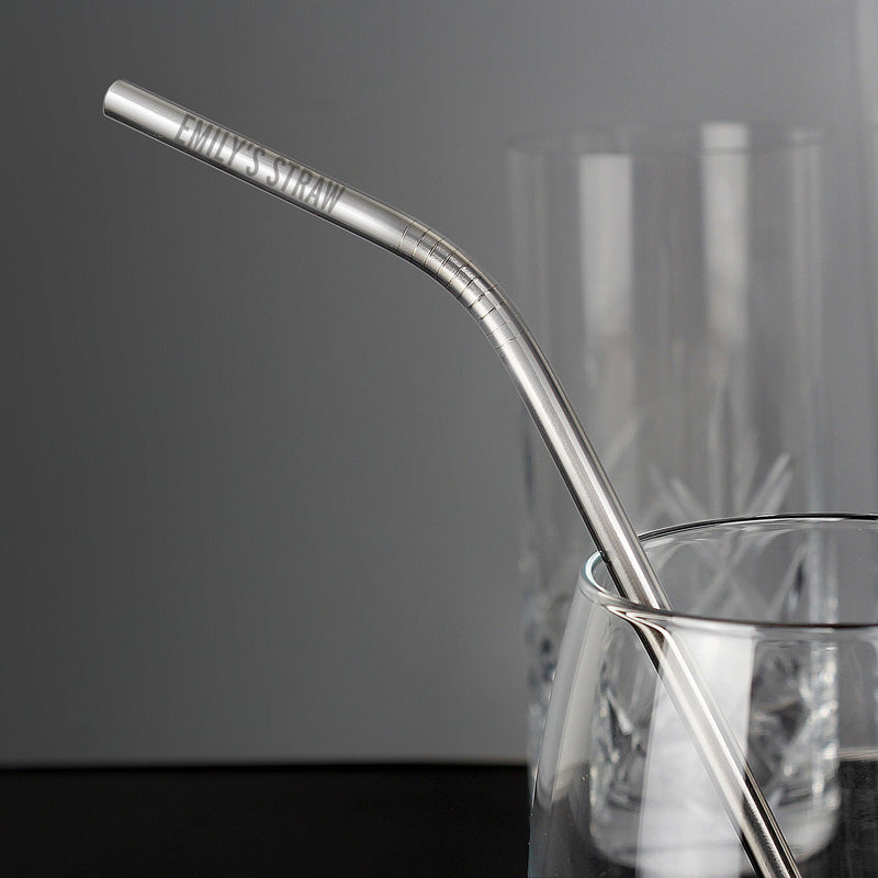 Personalised Reusable Eco Steel Straw
