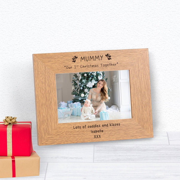 Personalised MUMMY Our 1st Christmas Photo Frame
