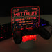 Personalised Gaming Controller Holder LED Colour Changing Light