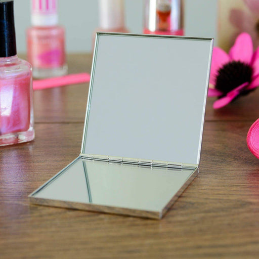 Personalised Bride Square Compact Mirror - Myhappymoments.co.uk