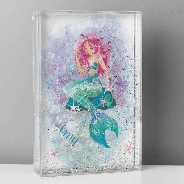 Personalised Mermaid Glitter Shaker - Myhappymoments.co.uk