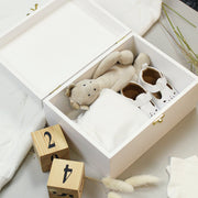 Personalised Safari Animals New Baby Memory Wooden Keepsake Box