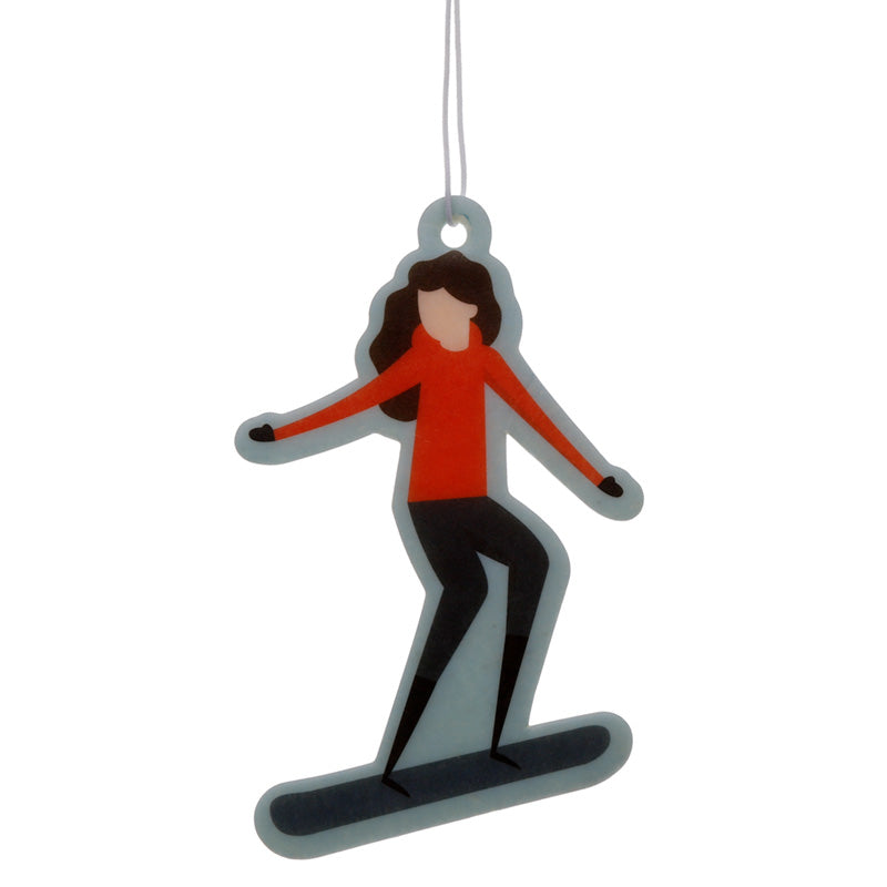 Snowboarding Mint Scented Car Air Freshener