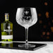 Personalised Crystal Bee Gin Goblet Glass