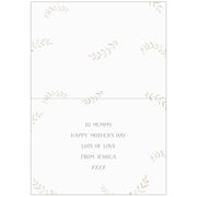 Personalised Mummy and Me Fox Card