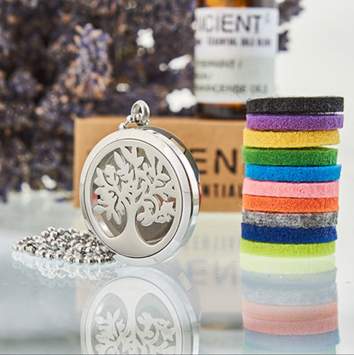 Aromatherapy Diffuser Necklace - Tree of Life 30mm