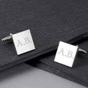 Personalised Initials Square Cufflinks - Myhappymoments.co.uk