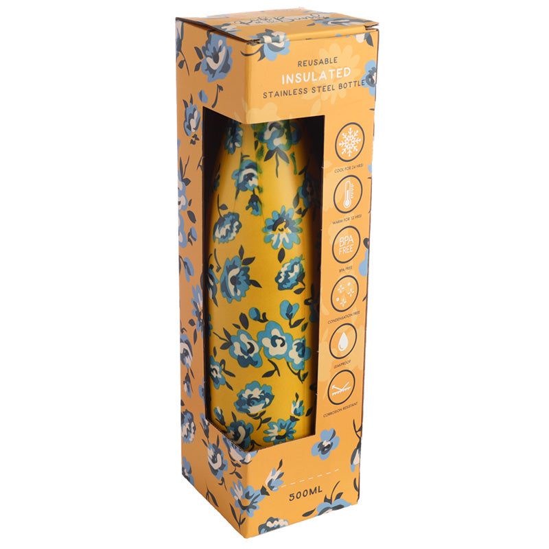Peony Reusable Stainless Steel Hot & Cold Insulated Drinks Bottle