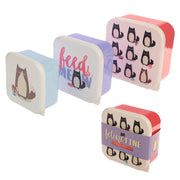 Set of 3 Lunch Boxes - Feline Fine Cat
