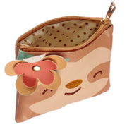 Just Hanging Around Sloth PVC Change Purse - Myhappymoments.co.uk