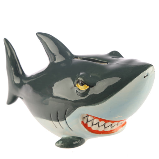 Novelty Ceramic Shark Money Box