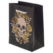 Skulls & Roses Metallic Small Gift Bag