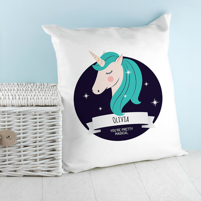 Personalised Unicorn Twilight Cushion Cover - Myhappymoments.co.uk