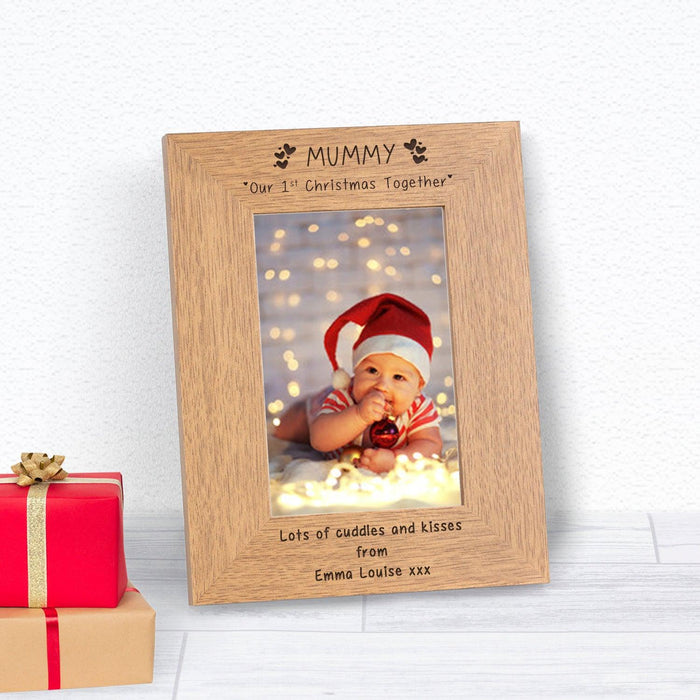 Personalised MUMMY Our 1st Christmas Photo Frame