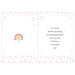 Personalised You Make The World Brighter Rainbow Card