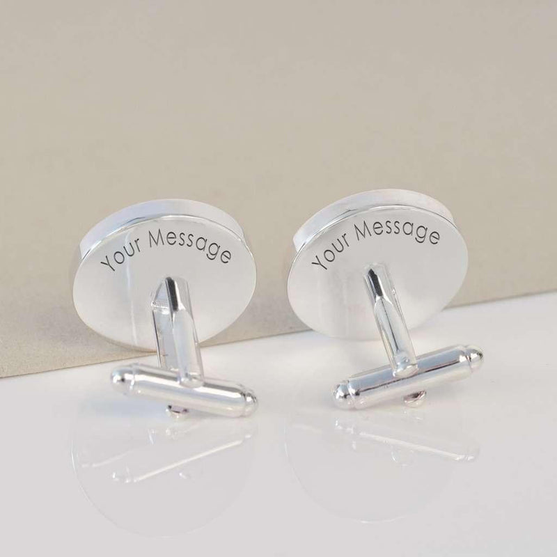 Engraved Hidden Message Cufflinks - Myhappymoments.co.uk