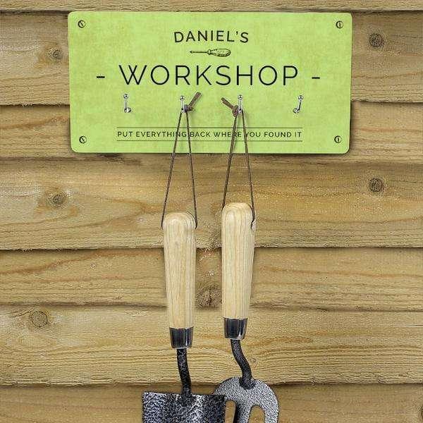 Personalised Workshop Hooks - Myhappymoments.co.uk